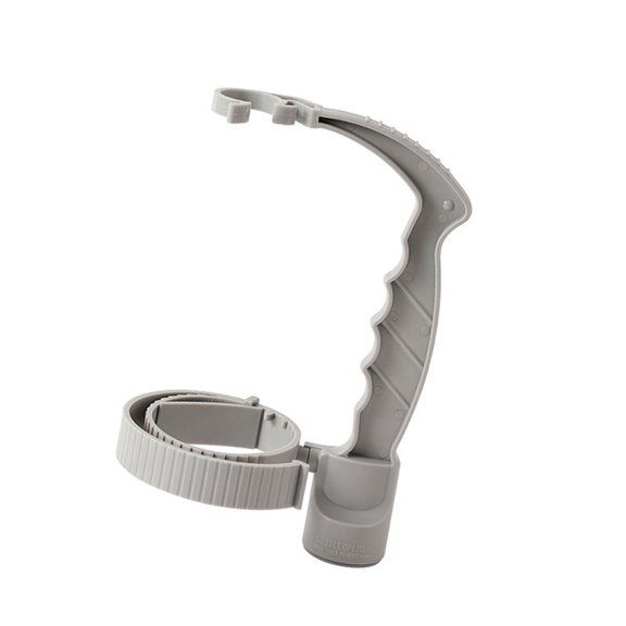 Leak-Resistant Beverage Handle With Adjustable Control, Built-In Opener & Grip
