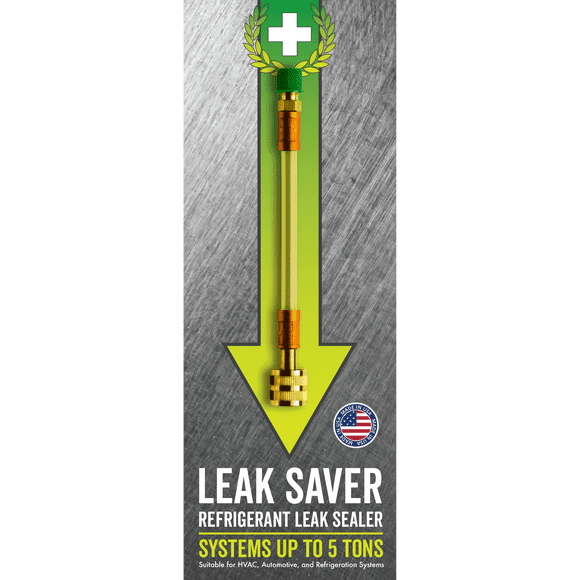 LEAK SAVER Direct Inject AC Leak Sealer for Most HVAC Systems Up to 5 Tons