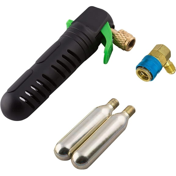 Leak Saver Leak Shot Automotive - Leak Sealant and Additive Injector - Made for Specialized Automotive Air-Conditioner System Repair - Non-Contaminating CO2 Cartridges - USA Made