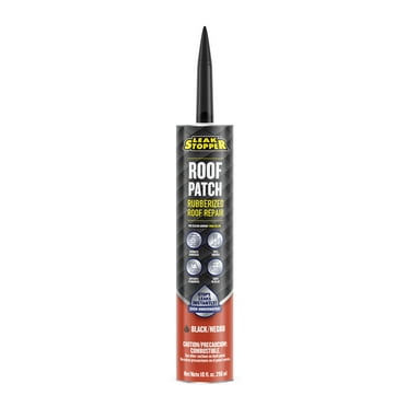 Leak Stopper Roof Patch, Black, 10 oz Tube