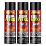 3-pack Black Jack Leak Stopper Rubber Flexx Spray - Waterproof Sealant - 3 Pack, Black, 18 Oz   Standard US Plumbing Rough-In, Drop-In Replacement