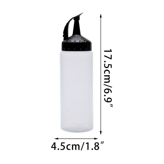 Leak-proof Oil and Sauce Squeeze Bottles - Easy Drizzle for Kitchen Cooking and Condiments