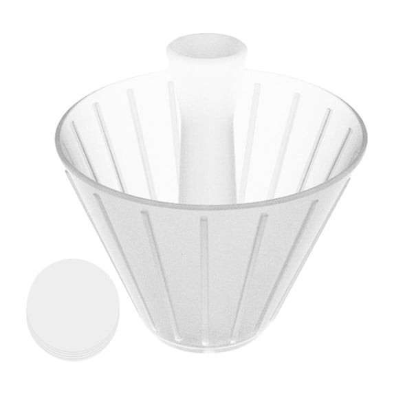 Leak proof Plastic Coffee Dripper Stand Foldable Paper Filters Holders with Enhancing Brewing Efficiency During Brewing