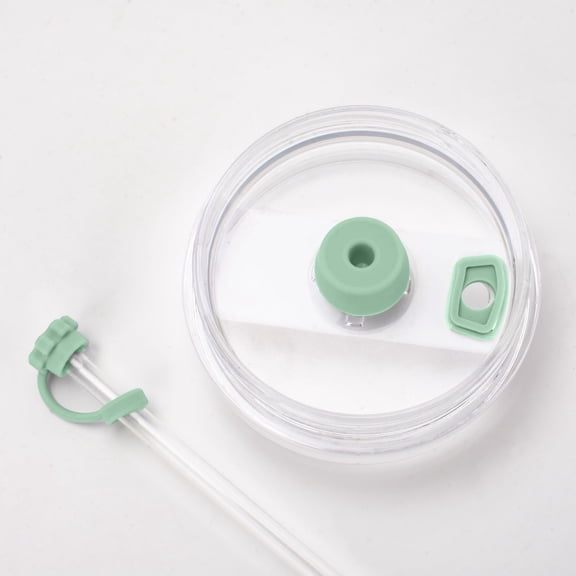 Leak-proof Silicone Straw Hat Cover - Universal Fit for 10mm Straws - Reusable for Ice Cups, Travel Mugs & Daily Use