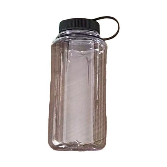 LeakProof Sports Water Bottles 1000ml Clear Plastic Bottles Wide Mouths Drinks Cup for Gym Cyclings Hikings Campings