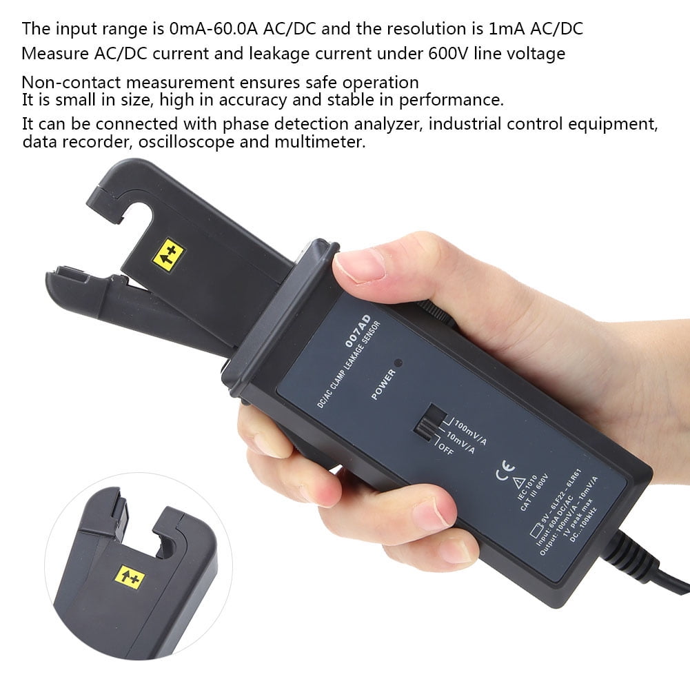Leakage Current Sensor, Portable Carry Current Voltage Clamp Meter