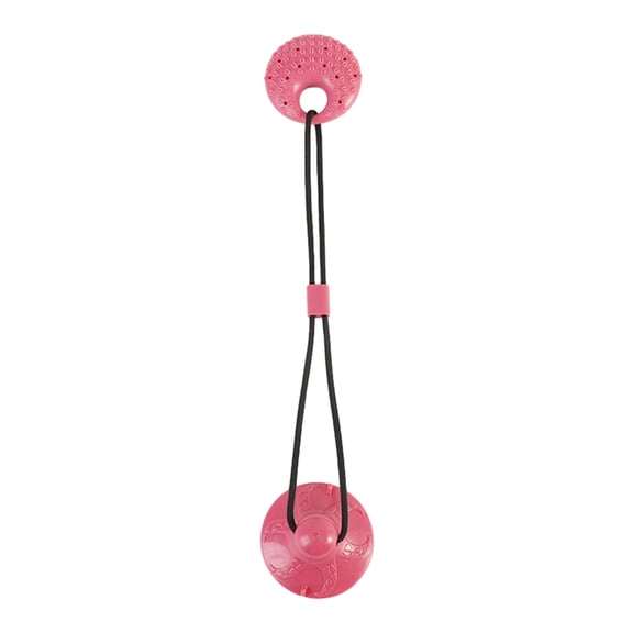 Leakage Food Dog Toy for Chewing Teething Suction Cup Pet Elastic Rope Slow Feeder Toy for Indoor Dogs Stress Relief
