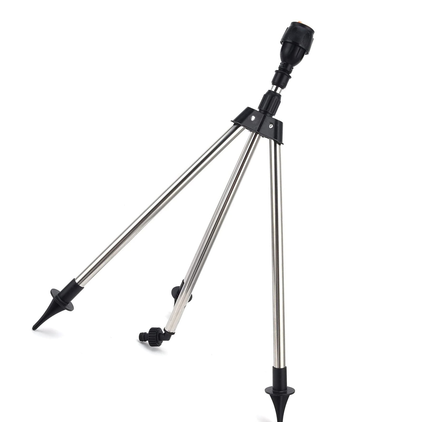Leakproof Adjustable 360 Degree Tripod Sprinkler With Multi Quick Connector For Efficient Lawns Garden Irrigation