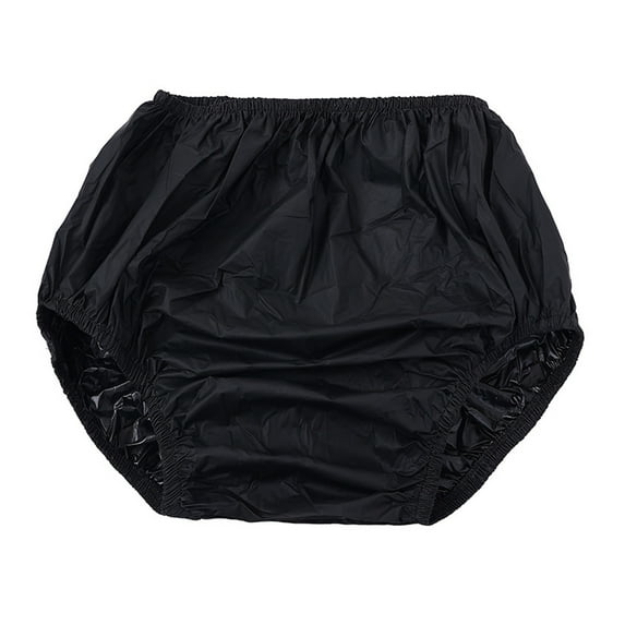 Leakproof Adult Diaper Covers Water Resistant Plastic Pants Incontinences Underwear Briefs Reusable Pull On Underpants