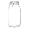 thumbnail image 1 of Leakproof Airtight Glass Storage Jars - Wide Mouth Canisters with Clamp Lids for Coffee, Sugar, Cereal, Snacks, Pickles & Pantry Organization - Food Preservation Containers, 1 of 4