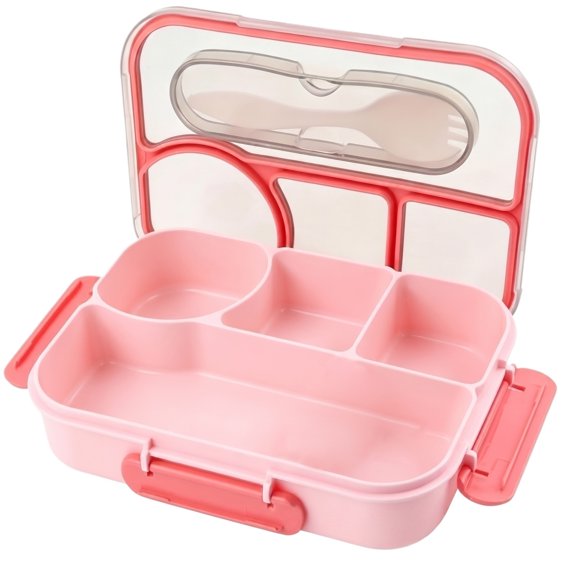 Leakproof Bento Box Sealable Lunch Container Multi-Section Food Storage Case for Meal Prep and Portion Control