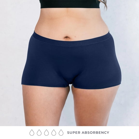 Saalt Leakproof Comfort Boyshort - Super