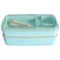 thumbnail image 1 of Leakproof Compartment Lunch Box,Dishwasher Safe, for Adults,Green,1PC, 1 of 5