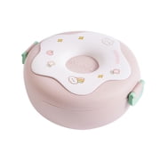 Leakproof Container with Spoon Fork Colorful Lovely Lunch Box for Toddler Lunch Box with 3 Divided Compartments