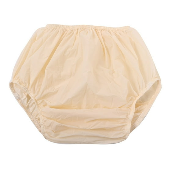 Leakproof Adult Diaper Covers Water Resistant Reusable Plastic Pants Incontinences Underwear Brefs for Disabled Elderly