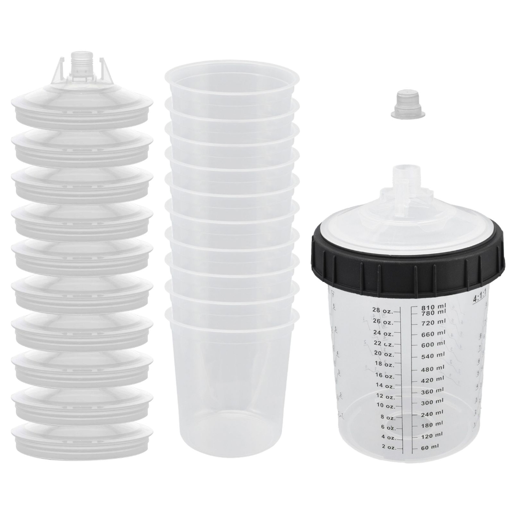 Leakproof Easy Mix Paint Guns Cups for Sprayers Guns Automotive Marine