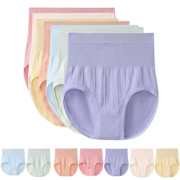 Leakproof High-Waist Tummy-Control Butt-Lifting Panties, Womens Seamless Shaping