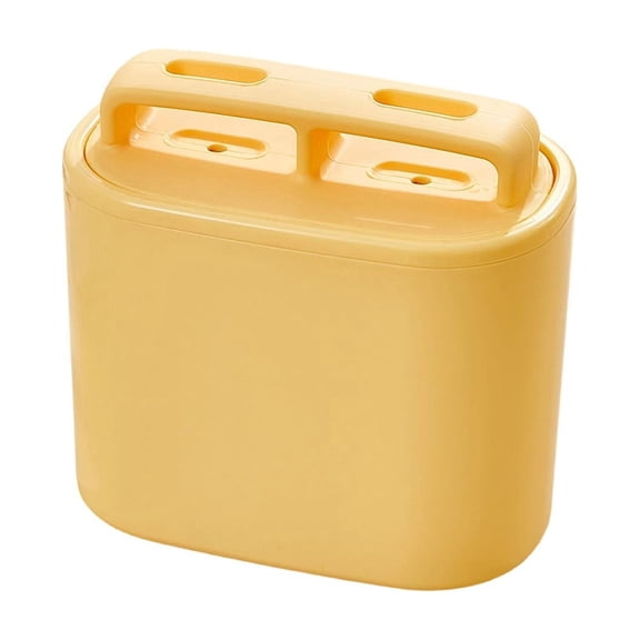 Leakproof Ice Ball Maker - Flexible Silicone Sphere Molds for Whiskey, Cocktails & Beverages - Slow Melting Round Ice Cubes for Perfect Drink Chilling - Easy Release & No-Spill Design Yellow