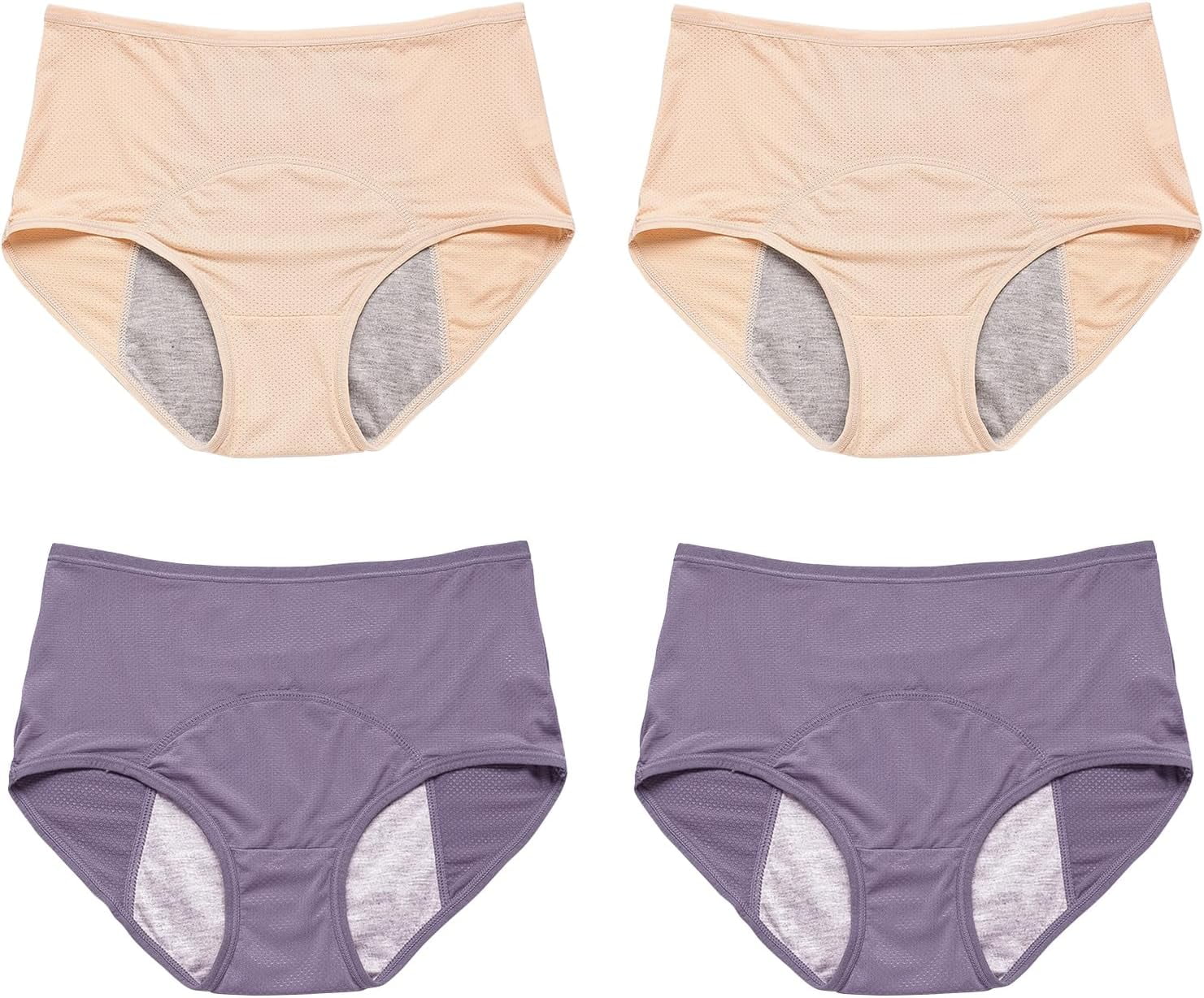 Leakproof Ladies Underwear - Leak Proof Underwear for Women Leakproof  Panties for Old Women Over 60 Incontinence (E, XXXX-Large) - Walmart.com