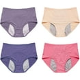 thumbnail image 1 of Leakproof Ladies Underwear - Leak Proof Underwear for Women Leakproof Panties for Old Women Over 60 Incontinence (F, XXX-Large), 1 of 8