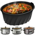 Leakproof, Reusable Silicone Crock Pot Cooking Liner, LargeCapacity