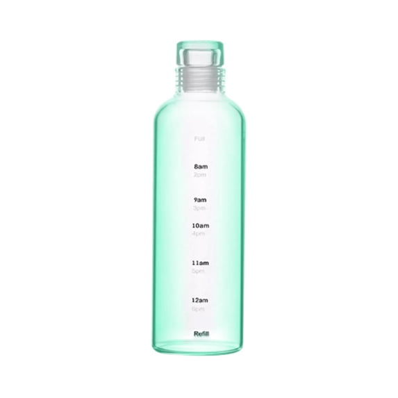 Leakproof Measuring Cup, Transparent Water Bottle with Secure Lid and Portable Design, Ideal for Travel, Car Cup Holder, Gym, and Daily Hydration Use