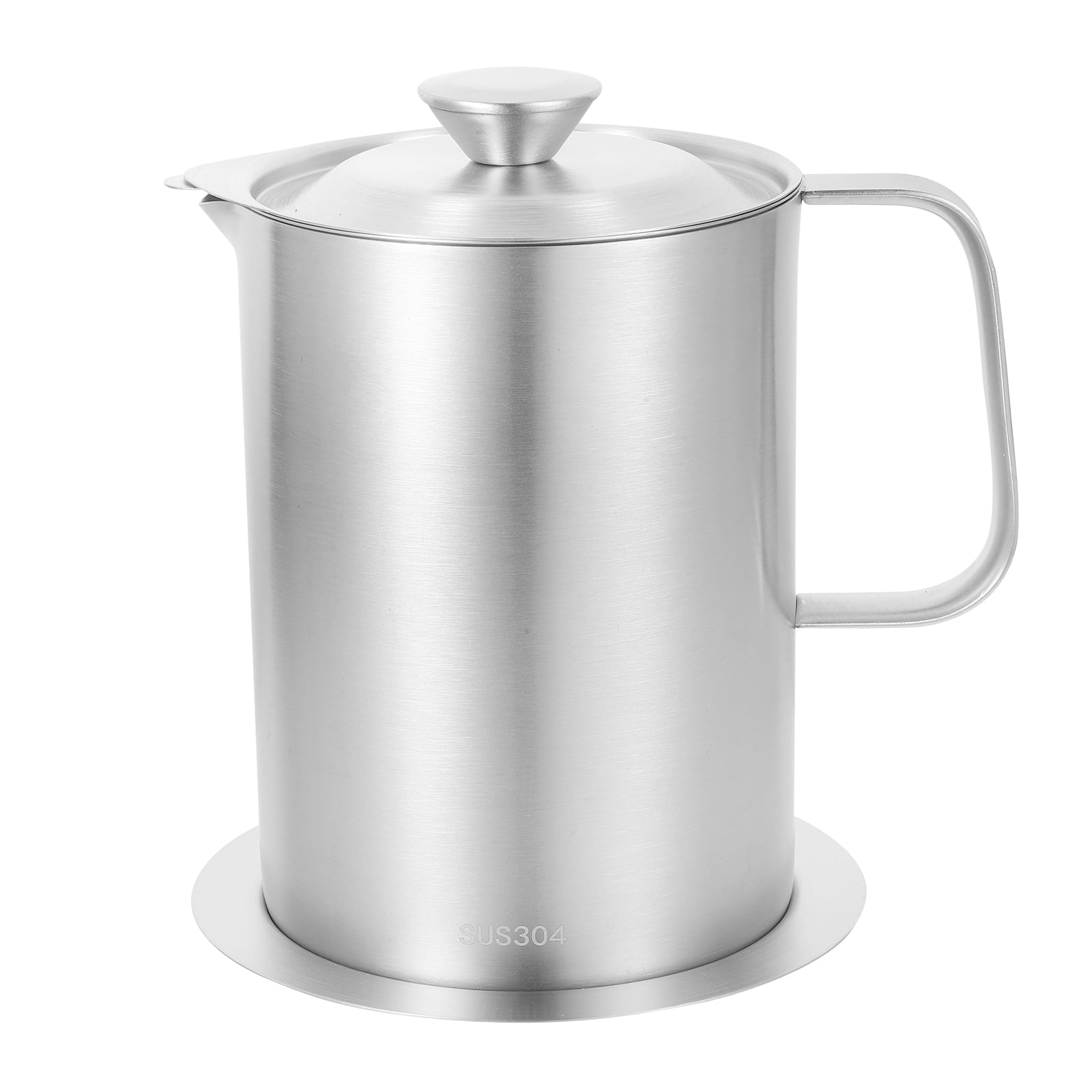 Leakproof Oil Storage Can with Lid Oil Dispenser Grease Keeper Kitchen