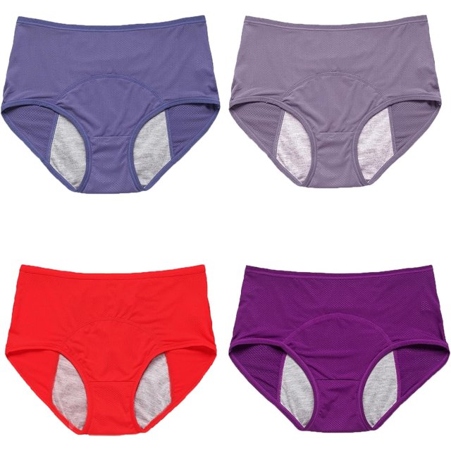 Leakproof Panties for Over 60s, 4/8PCS Leak Proof Underwear for Women