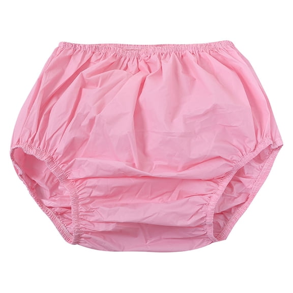 Leakproof Plastic Pants Diaper Cover Incontinence Protective Underwear Briefs