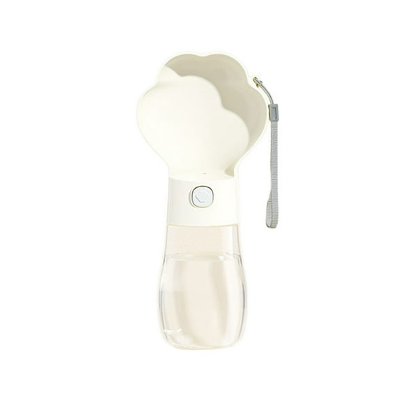 Leakproof Portable Pet Water Bottle, Plastic Material, One-Hand Operation, For Dogs/Cats, Outdoor Hydration