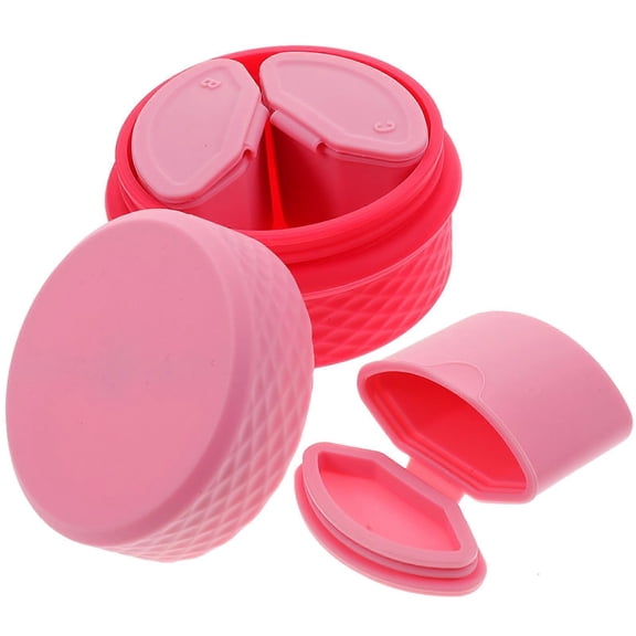 Leakproof Silicone Makeup Jars For Travel  Refillable Cream & Lotion Storage Containers With Spoon, Compact Design For Daily & On The Go Use