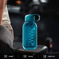 thumbnail image 1 of Leakproof Sports Water Bottle, Gym Water Bottle, Fitness Hydration Container, 32 Oz, BPA-Free, Portable Handle, for Yoga, Workout, Hiking, Travel, Outdoor Activities, Fitness Gear UKHBMC, 1 of 9
