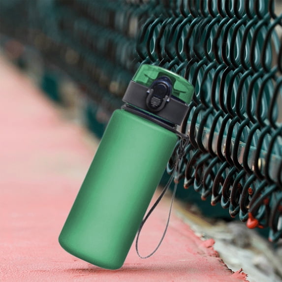Leakproof Sports Water Bottle with Handle, Portable Gym Space Cup for Fitness Yoga Exercise, Wide Mouth Leak Proof Reusable Water Bottle for Outdoor Travel Everyday Use