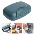 thumbnail image 1 of Leakproof Travel Soap Case With Lid – Portable Shower Bathroom Soap Holder Box For Toiletries And To-Go Storage, 1 of 9