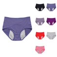 thumbnail image 1 of Leakproof Underwear for Women, 40-150kg Plus Size L-8XL Incontinence Panties, High Waist Menstrual & Bladder Leak Protection, 1 of 5