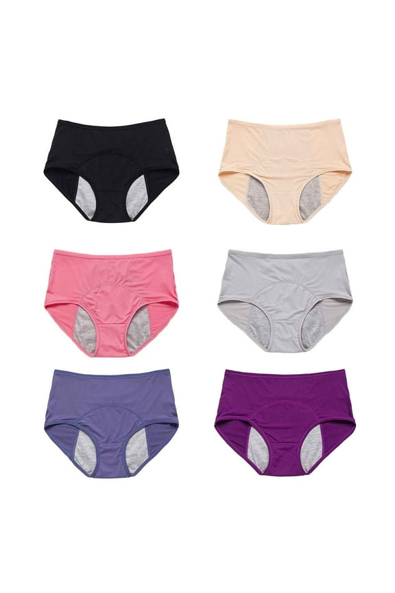 Leakproof Underwear for Women High Waisted Mesh Period Panties Incontinence Protective Briefs