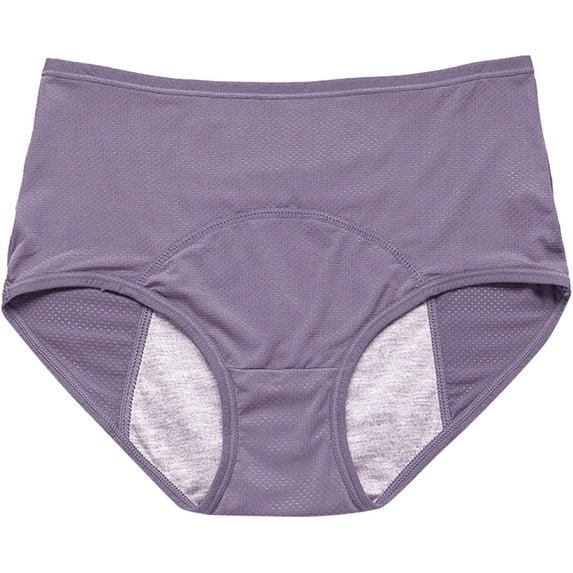Leakproof Underwear for Women with Incontinence, Plus Size Panties L-8XL (40-150KG), Washable & Breathable Ladies Briefs