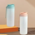 thumbnail image 1 of Leakproof Water Bottle, Large Capacity Sports Cup with Carry Strap, 650ml Blue or Pink Plastic Bottle, Non-slip Base & Easy Clean Wide Mouth for Gym, Hiking, and Office Hydration,Vsgery, 1 of 8