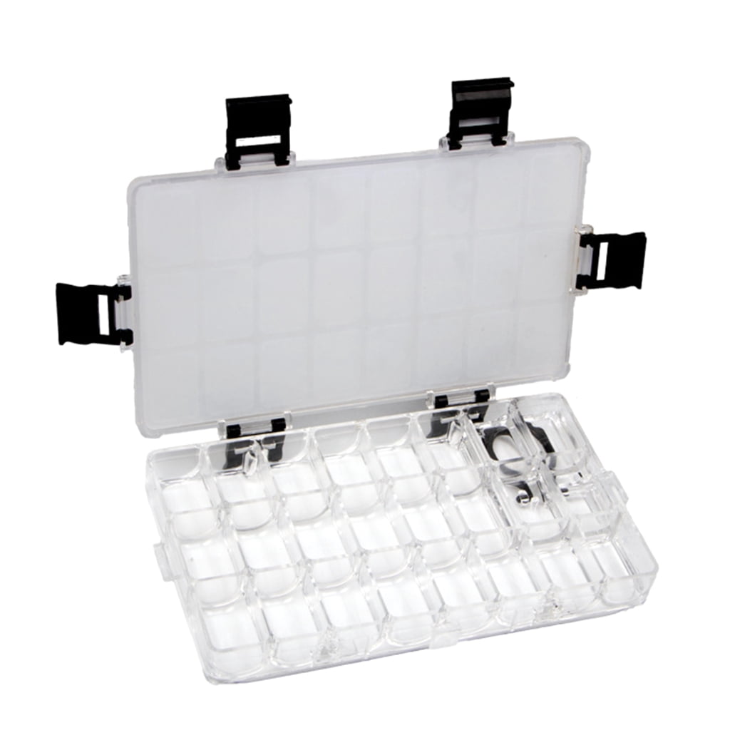 Leakproof Watercolor Palette Foldable Paint Tray with 12/24/36 Well Mixing Area