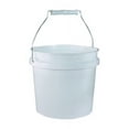 thumbnail image 1 of Leaktite 001G01WH024 White 1 Gallon Plastic Pail / Bucket With Handle - Quantity of 2, 1 of 1