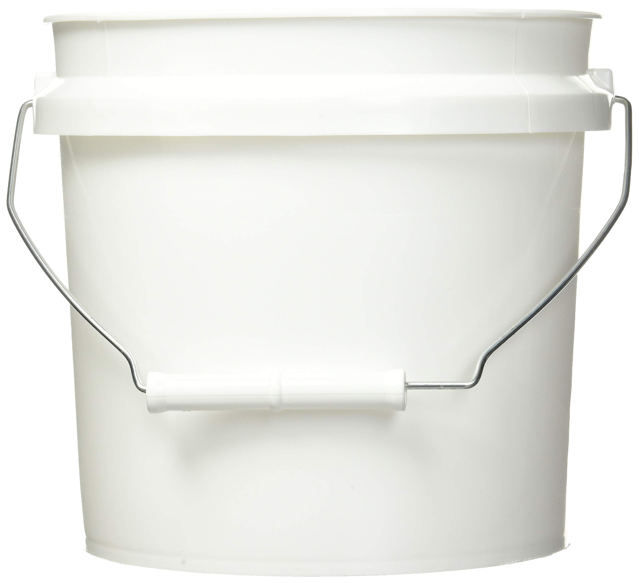 Rubbermaid 14 qt Grey Plastic Utility Bucket -12Dia x 11 1/4H