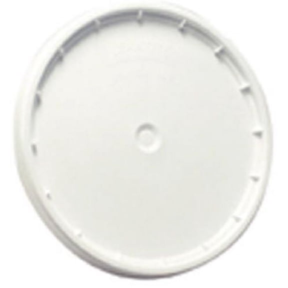 Leaktite LD6G01WH010 5 Gallon White Plastic Snap On Pail Bucket Lid - Quantity of 10