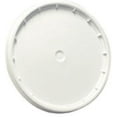 thumbnail image 1 of Leaktite LD6G01WH010 5 Gallon White Plastic Snap On Pail Bucket Lid - Quantity of 5, 1 of 2