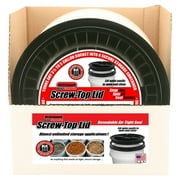 Leaktite Leaktite - LD5GRLBK006 - Black 3 and 5 gal. Plastic Screw Bucket Lid