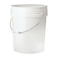 Leaktite White 5 Gallon Plastic Food Safe Bucket