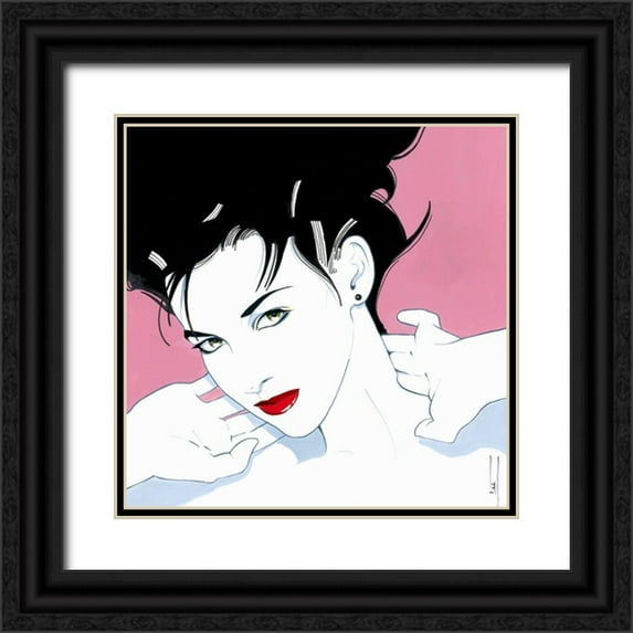 Leal, Steve 15x15 Black Ornate Wood Framed with Double Matting Museum Art Print Titled - Trisha