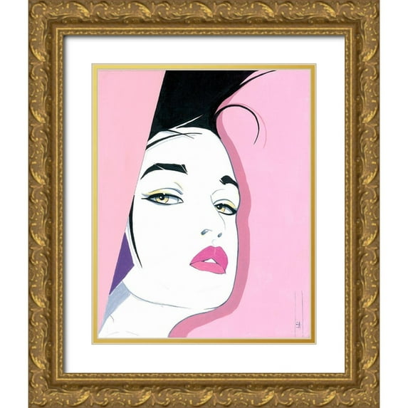 Leal, Steve 15x18 Gold Ornate Wood Framed with Double Matting Museum Art Print Titled - Diane