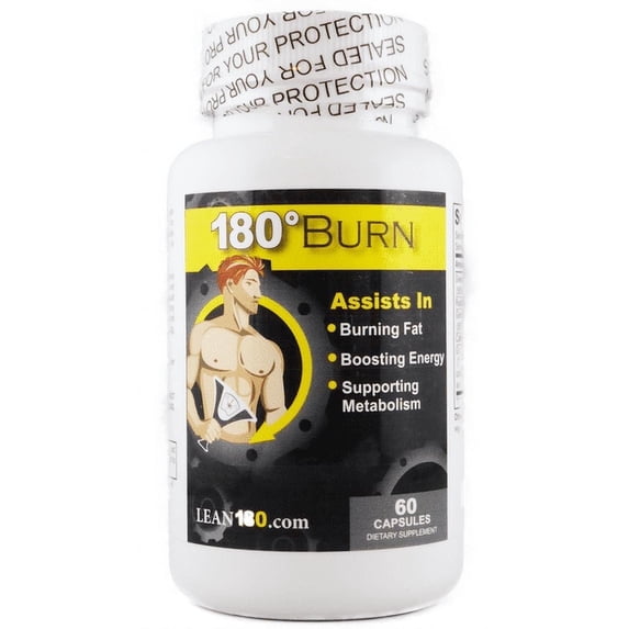 Lean 180 - Daily Energy & Wellness Support - Clean Lifestyle Formula for Active Living - 60 Capsules
