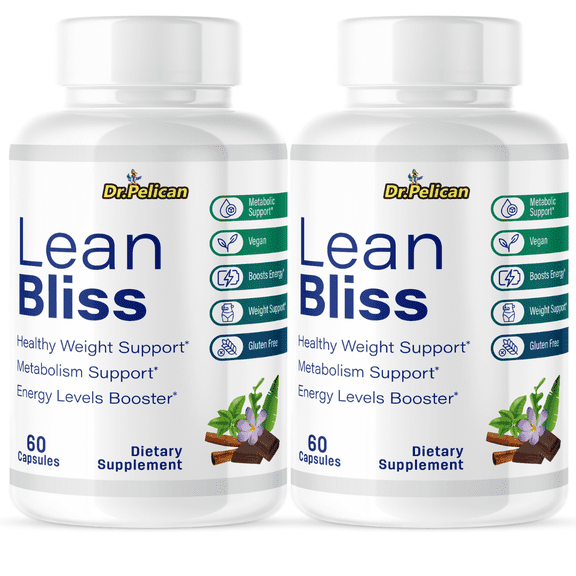 Lean Bliss- Blood/Weight Support- 2 Bottles- 120 Capsules