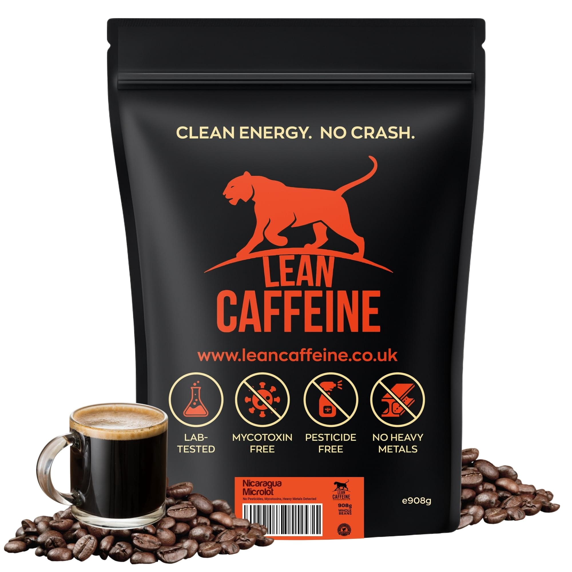 Lean Caffeine Dark Roast Coffee in Coffee